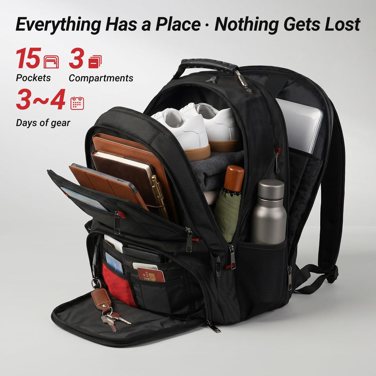 Large Heavy Duty Laptop Backpack Z1724