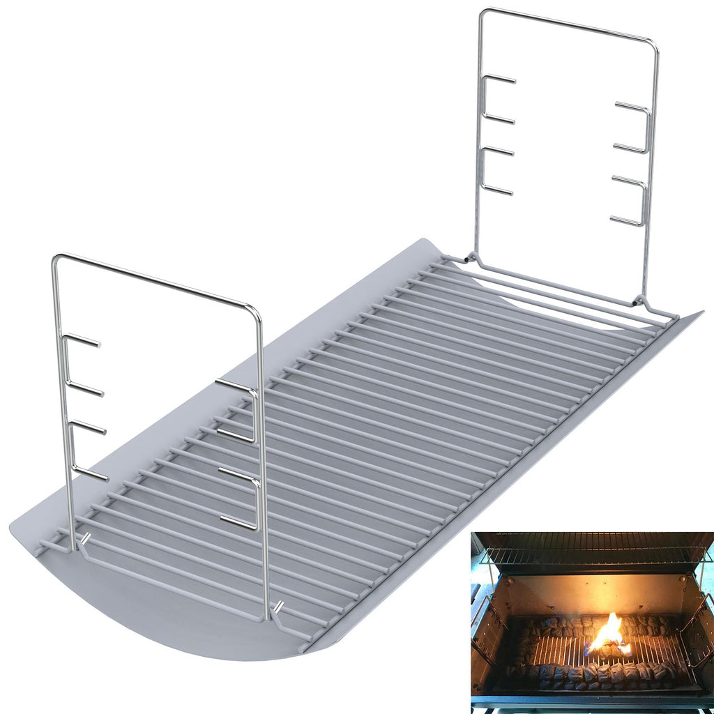 27 Inch Ash Pan Replacement with 2pcs Fire Grate Hangers L435294