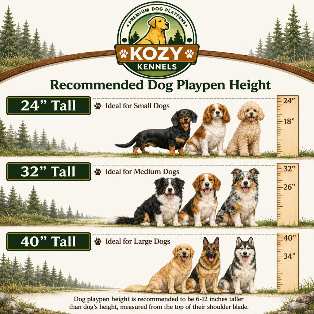 40 inch 16 Panels Portable Heavy Duty Metal Dog Playpen I503327