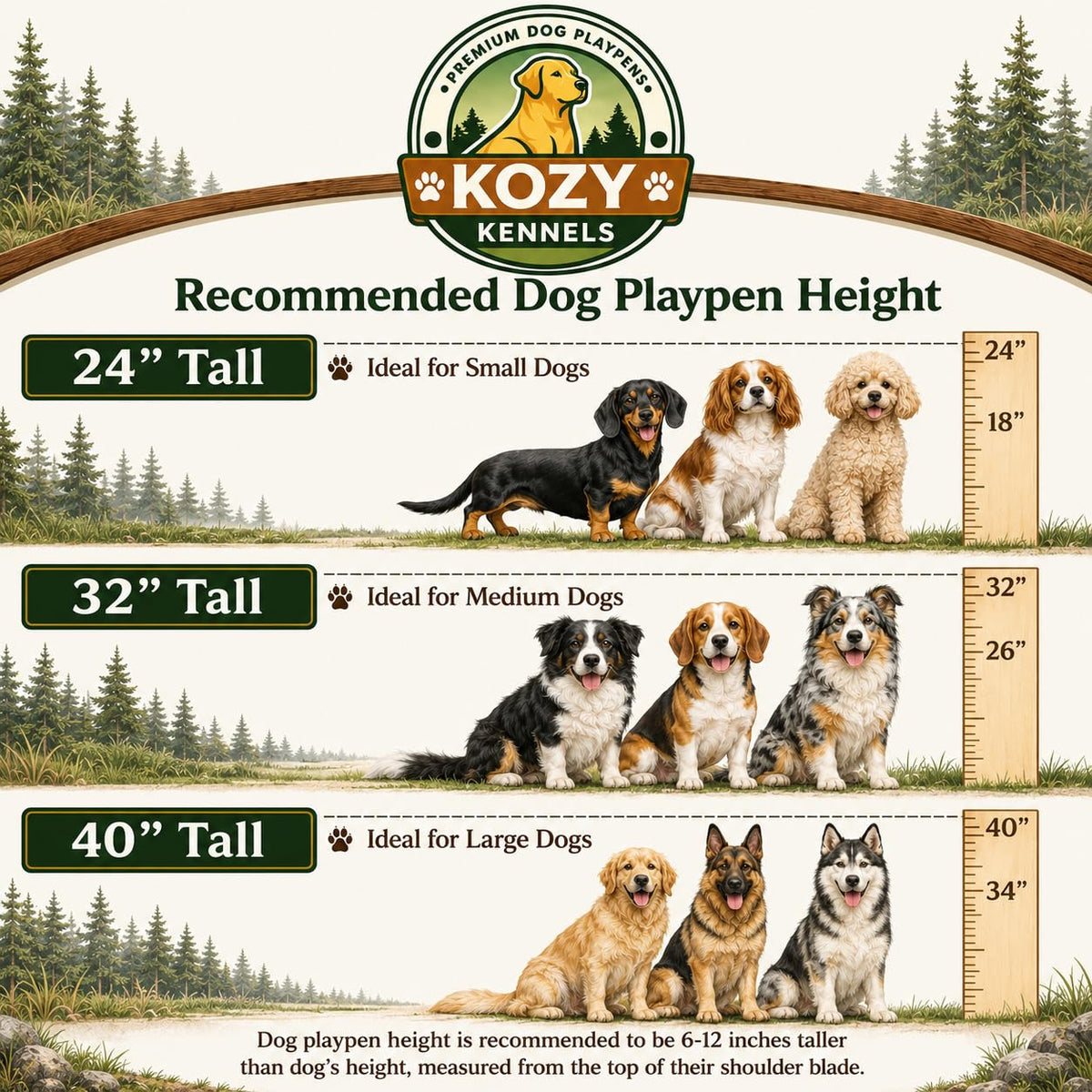40 inch 16 Panels Portable Heavy Duty Metal Dog Playpen I503327