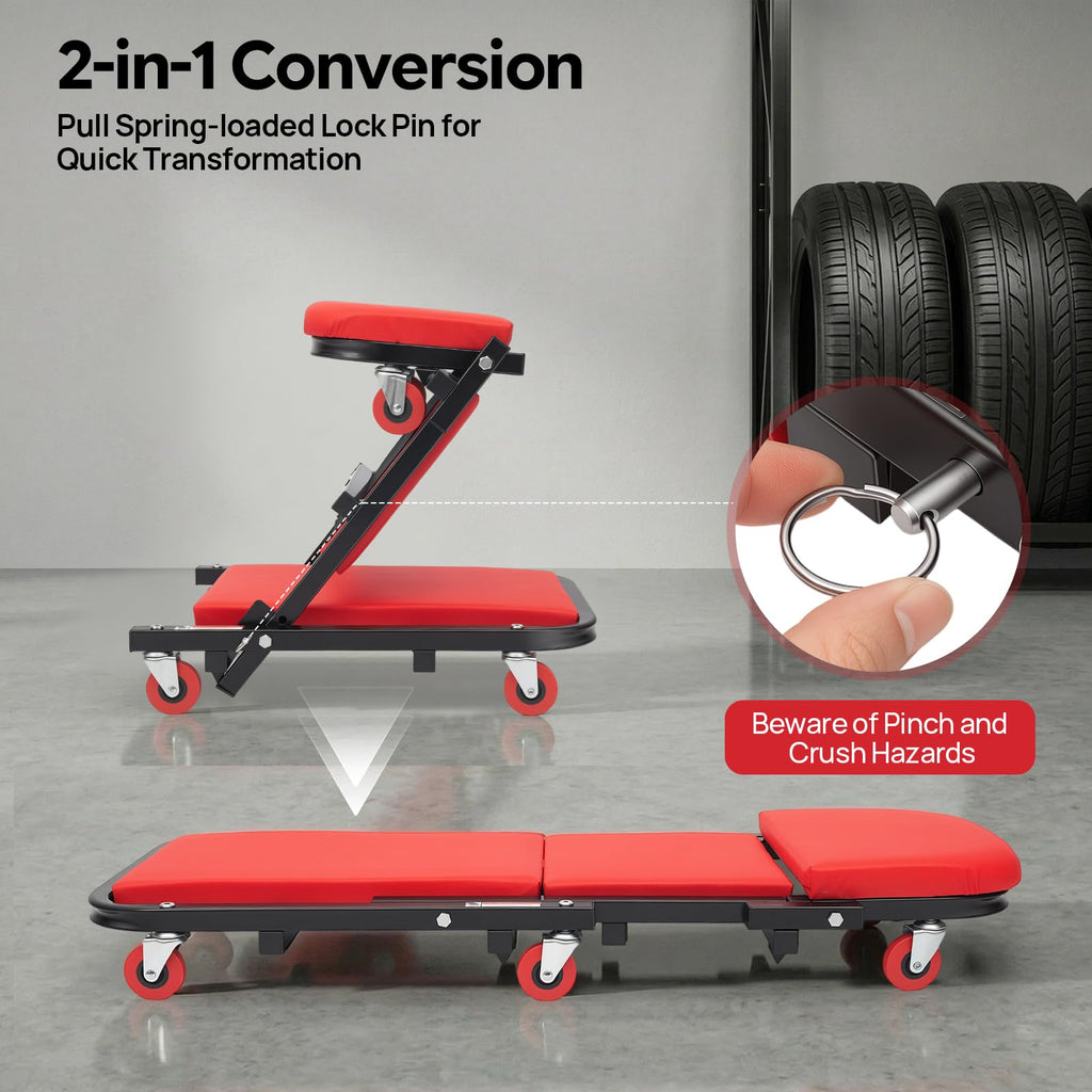 Heavy Duty 2 in 1 Z Creeper Seat D288873