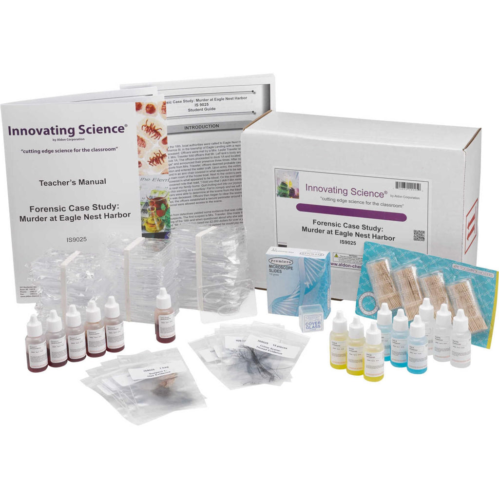 Blood Typing Kit & Murder Mystery Lab Set, 2 Pc S539383