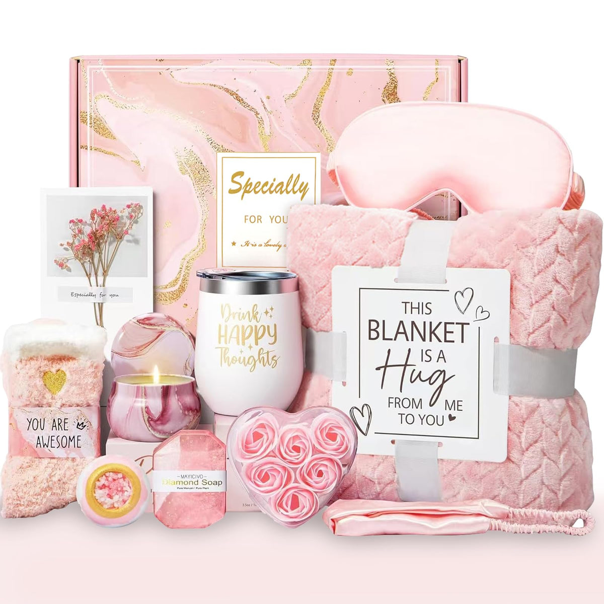 Pink Gift Baskets Set Y6784