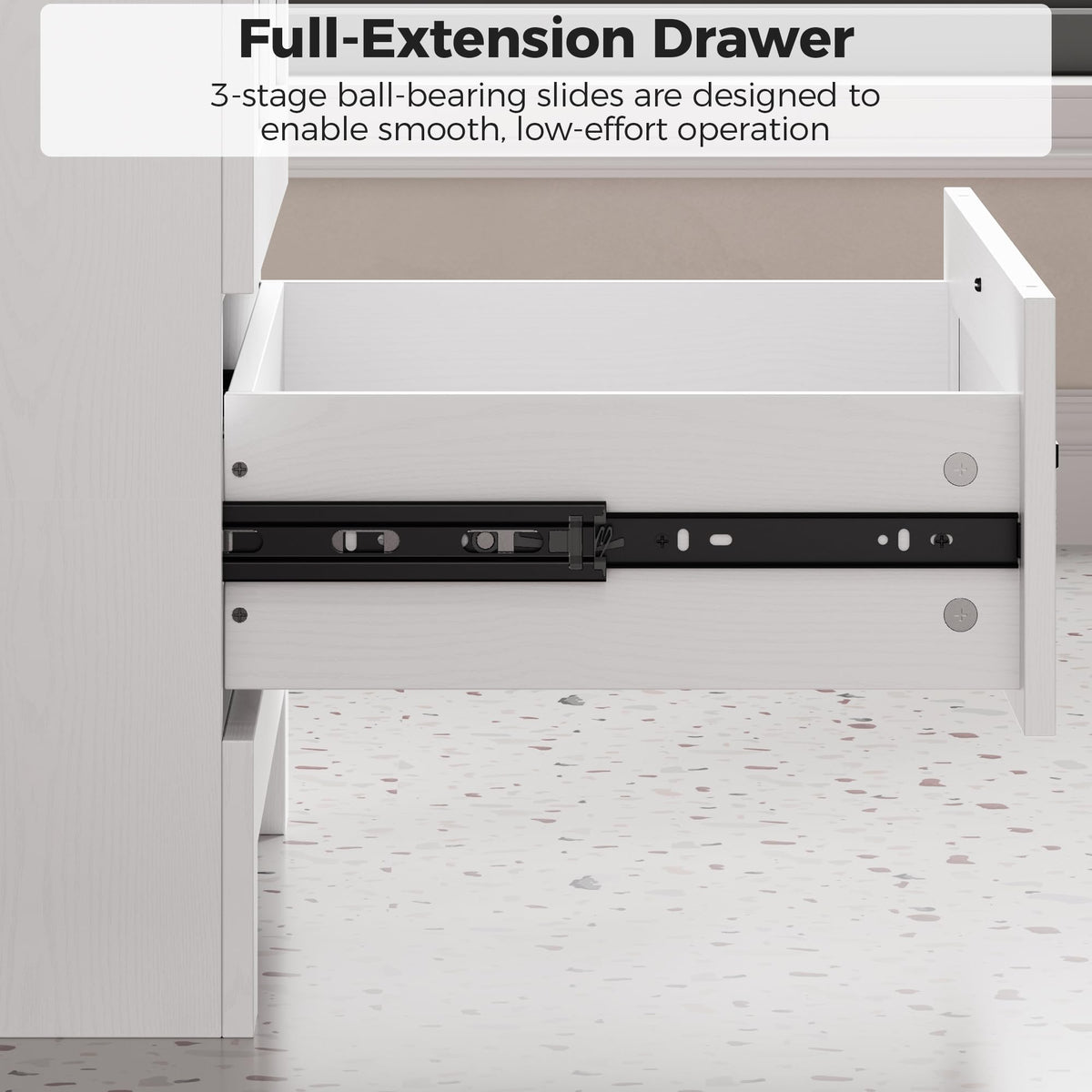 24" White Bathroom Vanity with Sink V433