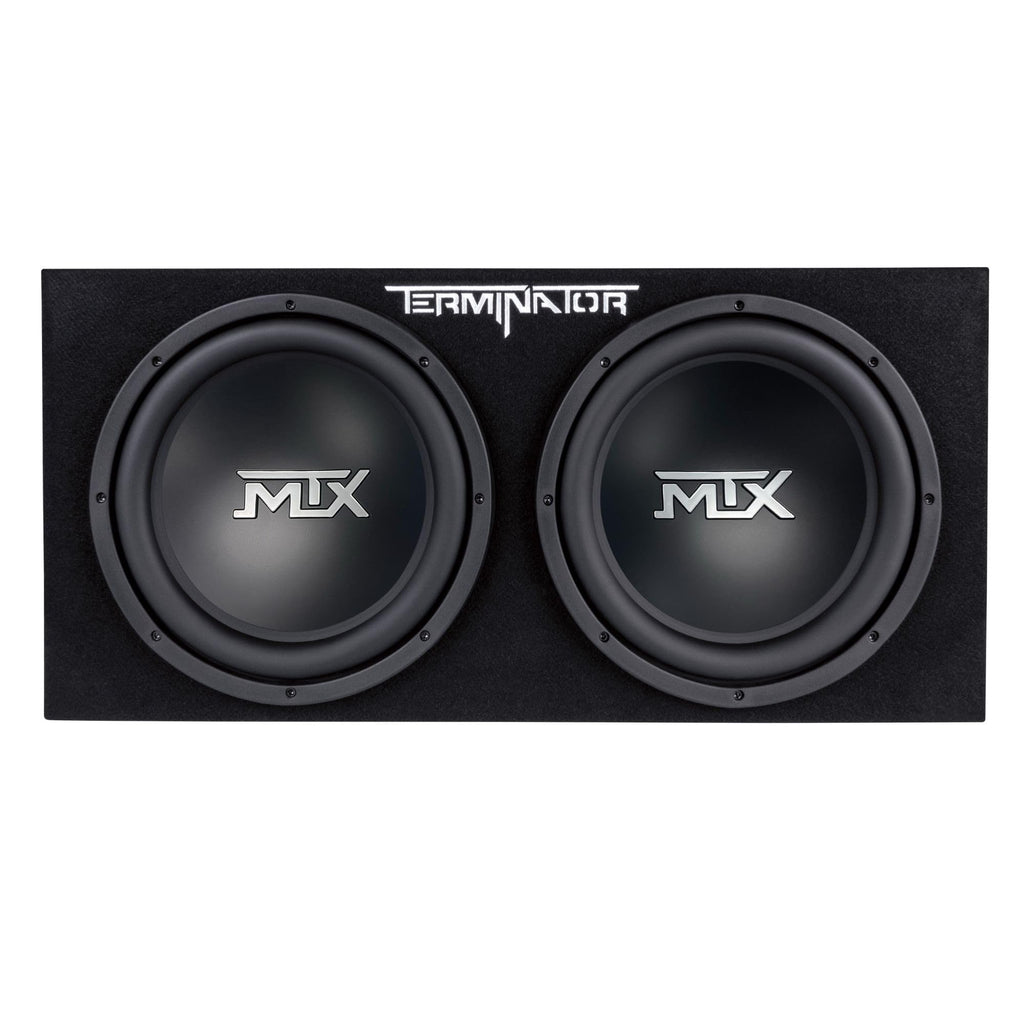Dual 12" Subwoofer Box, Mono Amp, & Wiring Kit X666374