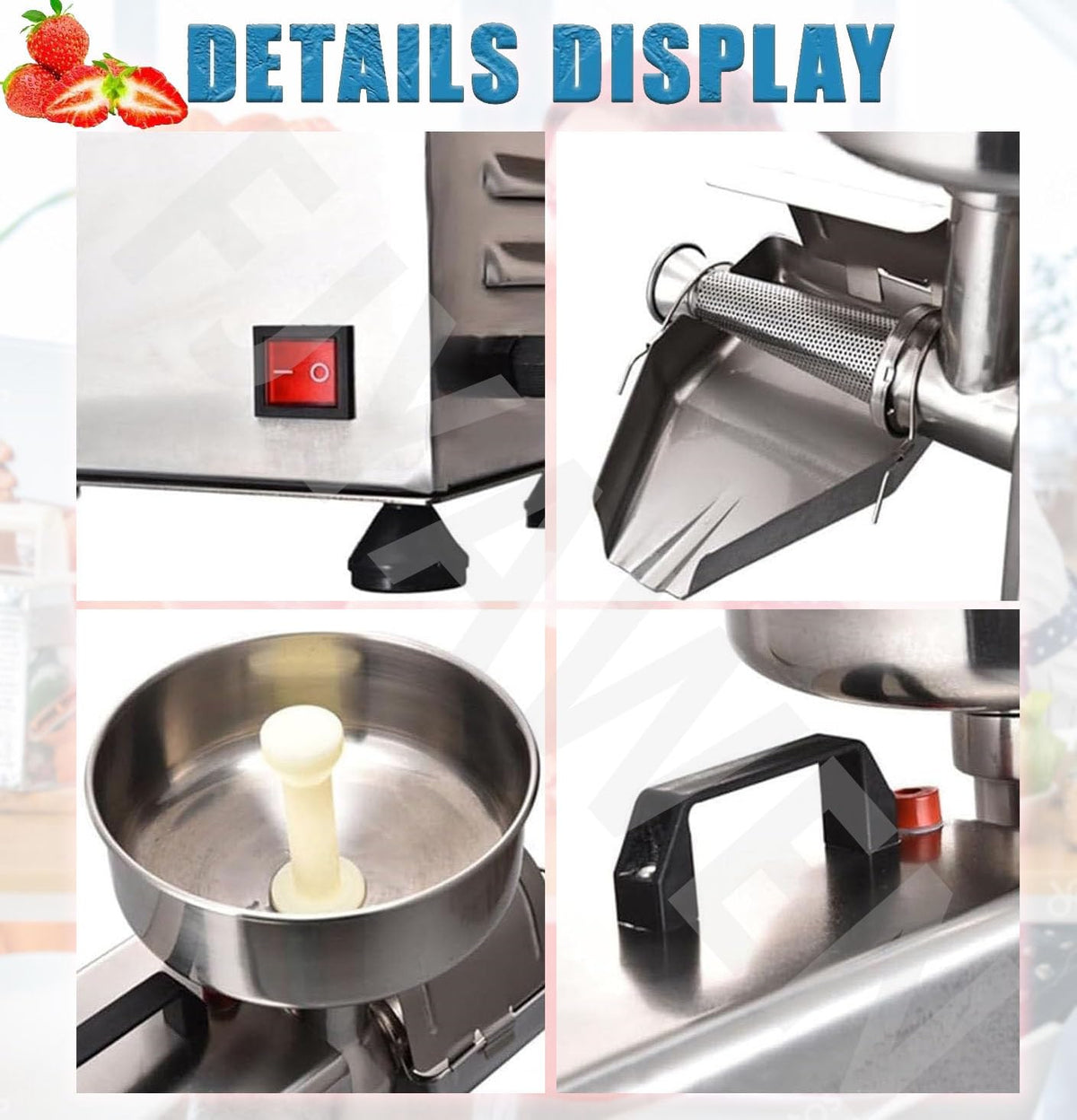 450w Stainless Steel Electric Tomato Strainer Machine W16402
