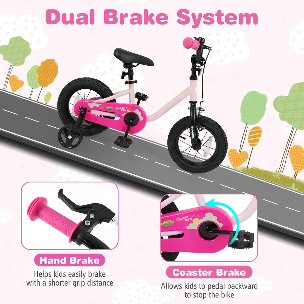 12 14 16 Inch Kids Bike with Training Wheels L79574