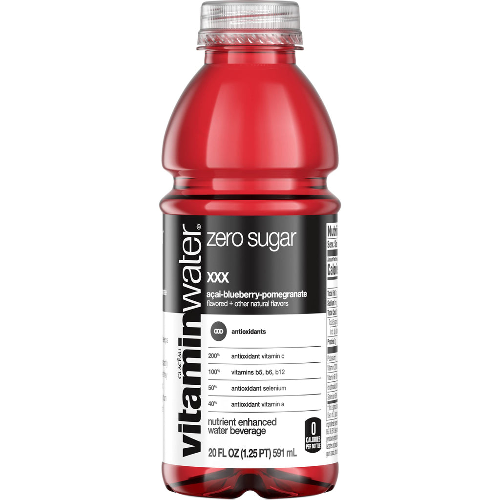 Vitamin Water ZERO Sugar Variety Pack 20 fl Oz Bottles Pack of 12 E753
