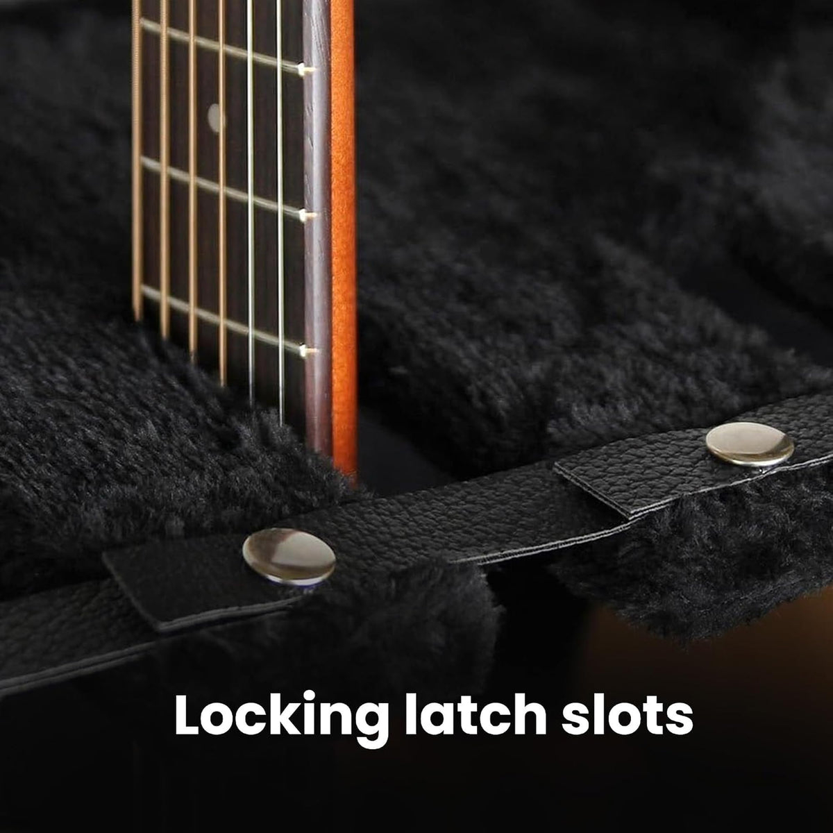 6 Guitar Stand Case Hardwood Plush B429461