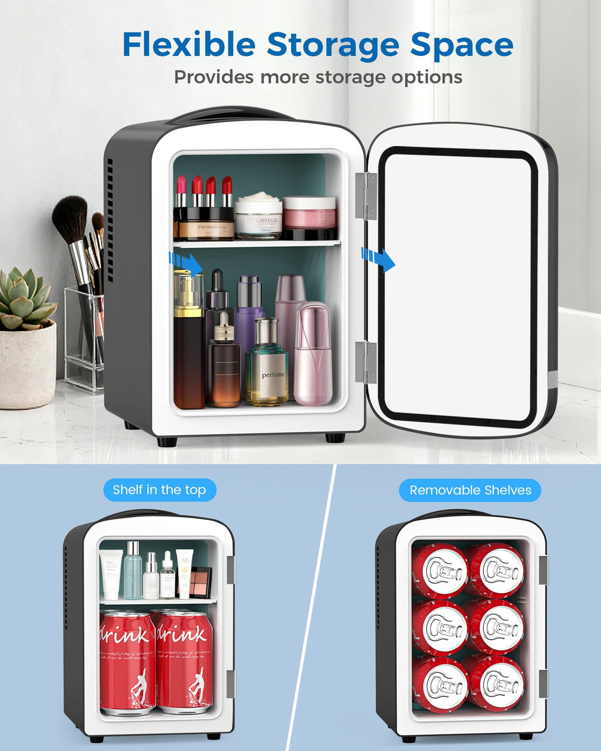 Black 4L Mini Fridge Y938
