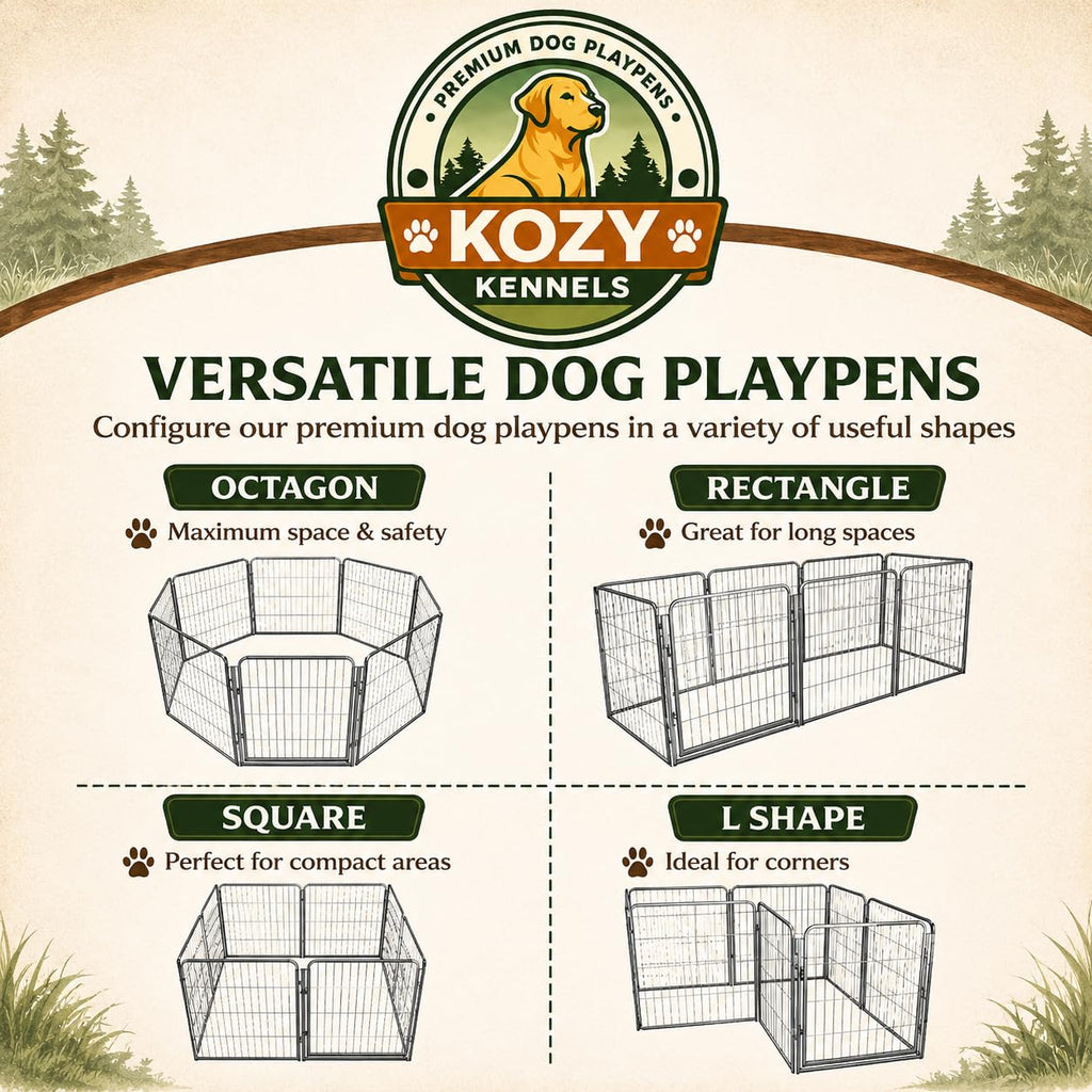 40 inch 16 Panels Portable Heavy Duty Metal Dog Playpen I503327