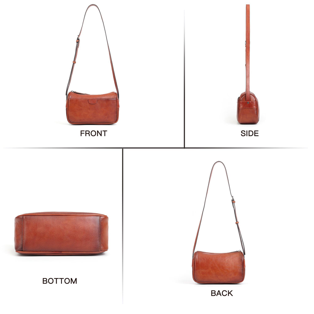Genuine Leather Crossbody Bag G806