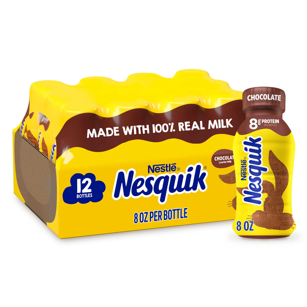 Lowfat Chocolate Milk 8 Fl Oz 12 Pack N598