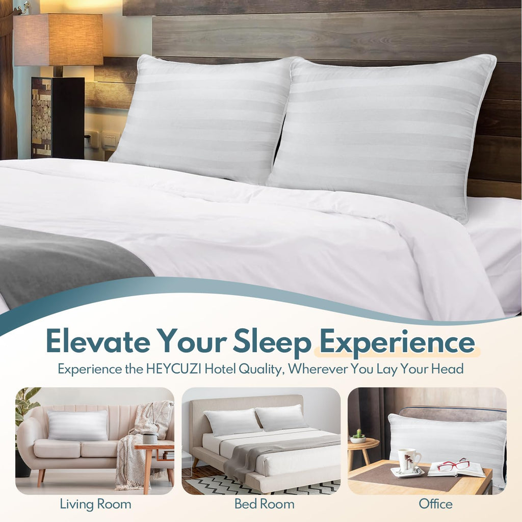 King Size Set of 2 Soft Sleeping Pillow P79309