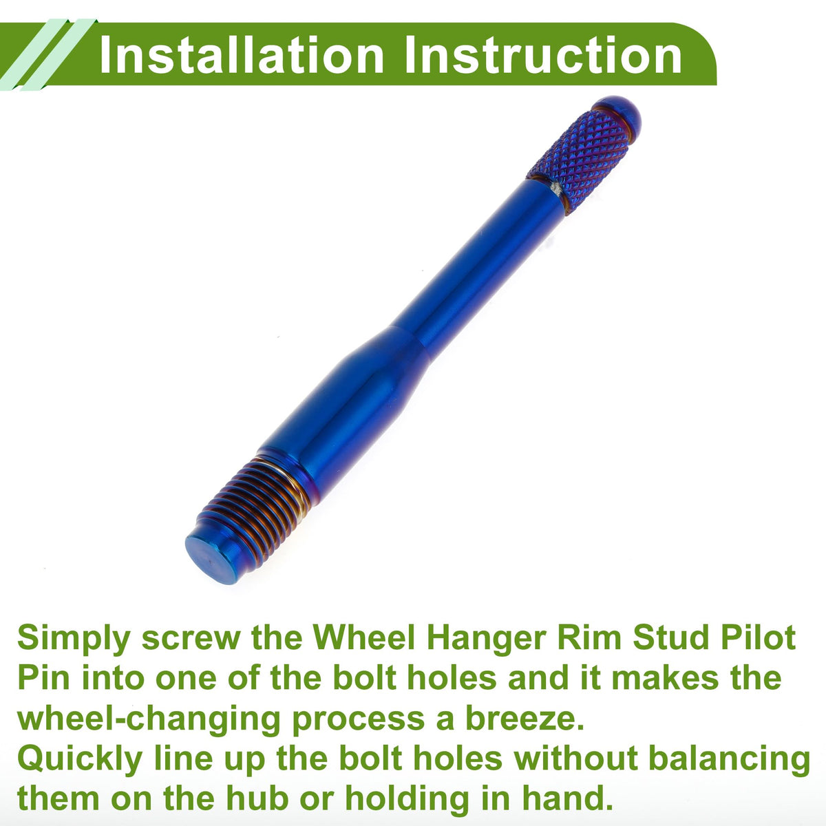 M14x1.5 120mm Stainless Steel Wheel Alignment Pin O9924