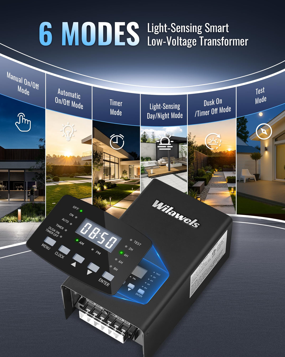 300W Low Voltage Landscape Transformer Y2206