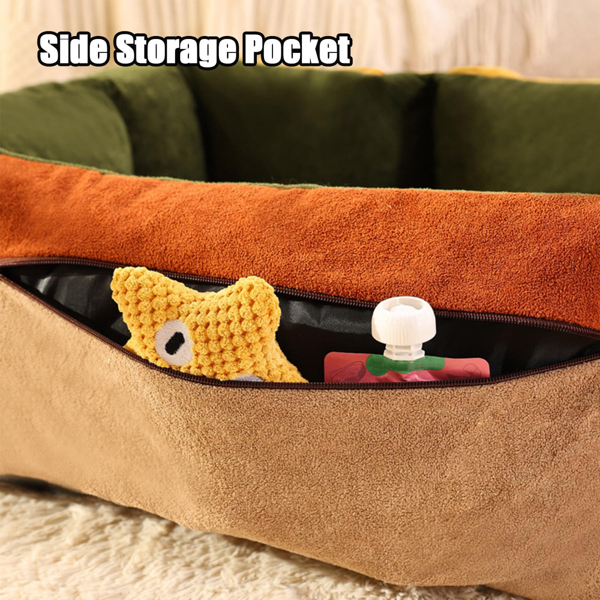 2-in-1 Elevated Dog Car Seat E641498