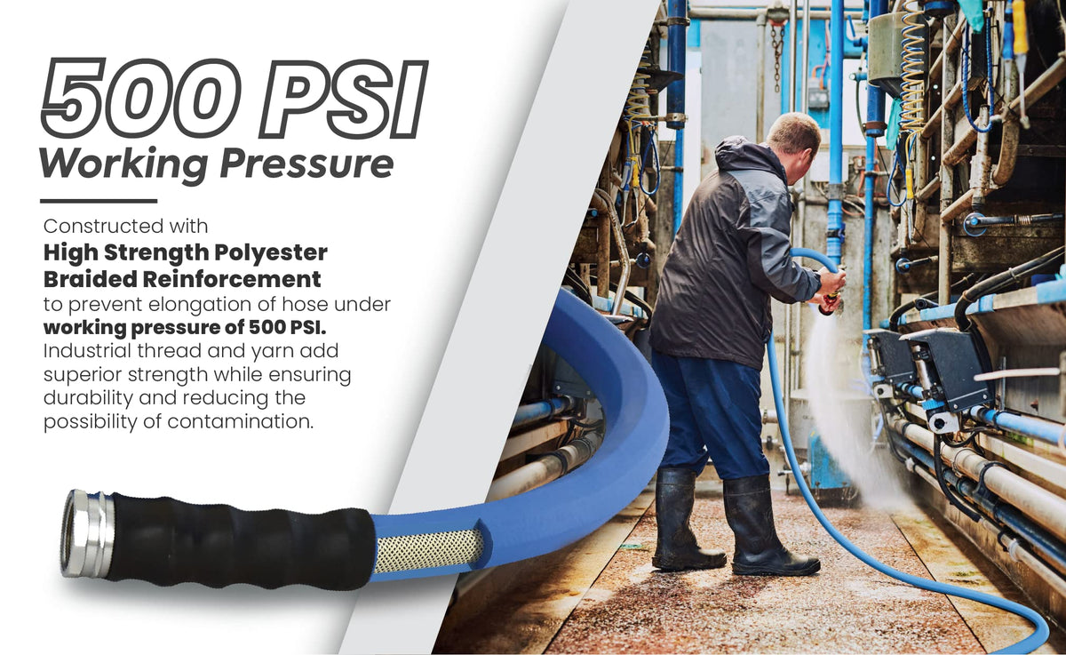 5/8" x 100' Rubber Garden Hose I169258