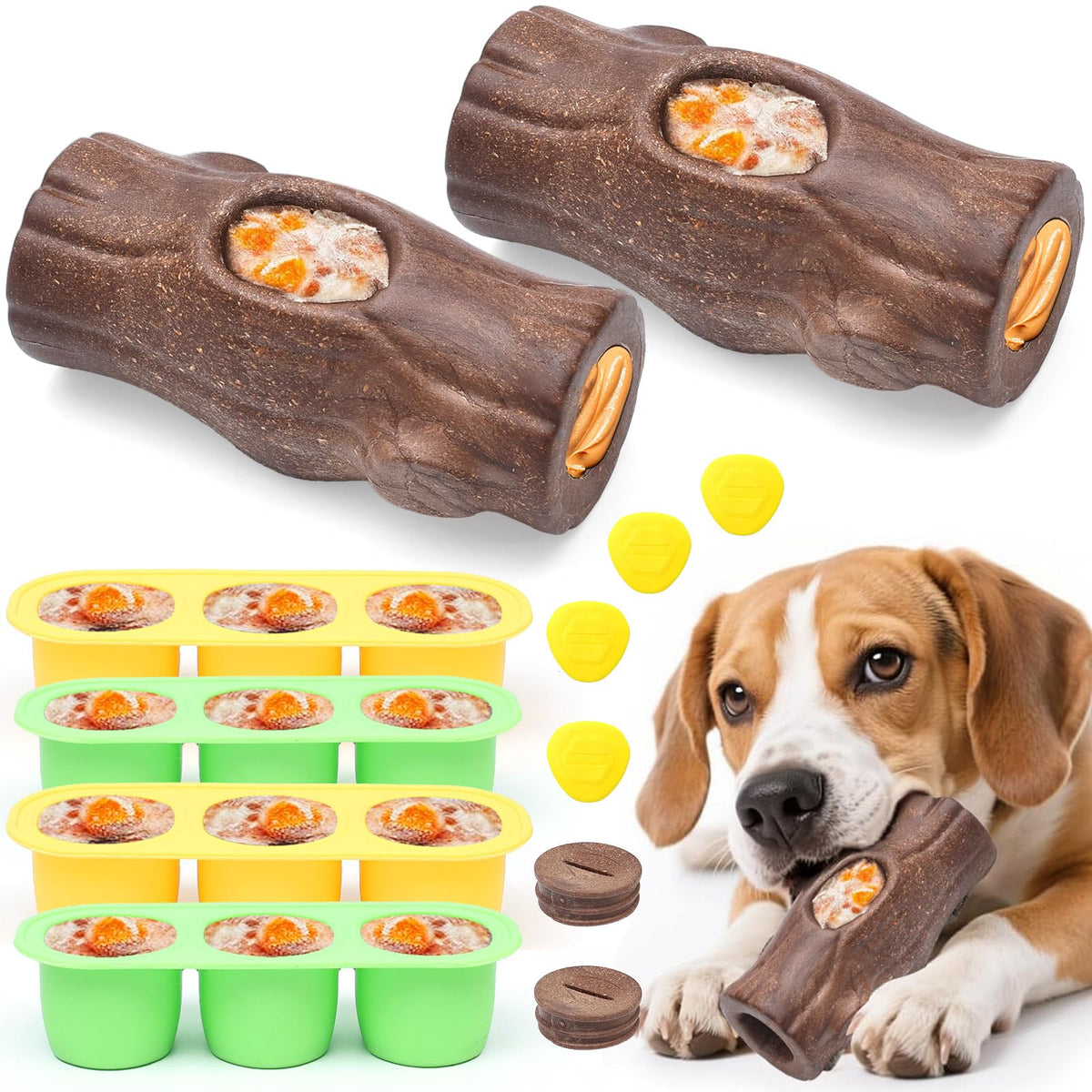 2 Pack Dog Toys B95652