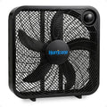 Black 3 Speed 20in Floor Box Fan H719