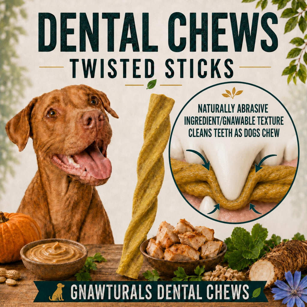 Twisted Sticks Dental Chews for Dogs (5 Sticks, Pumpkin) S747150