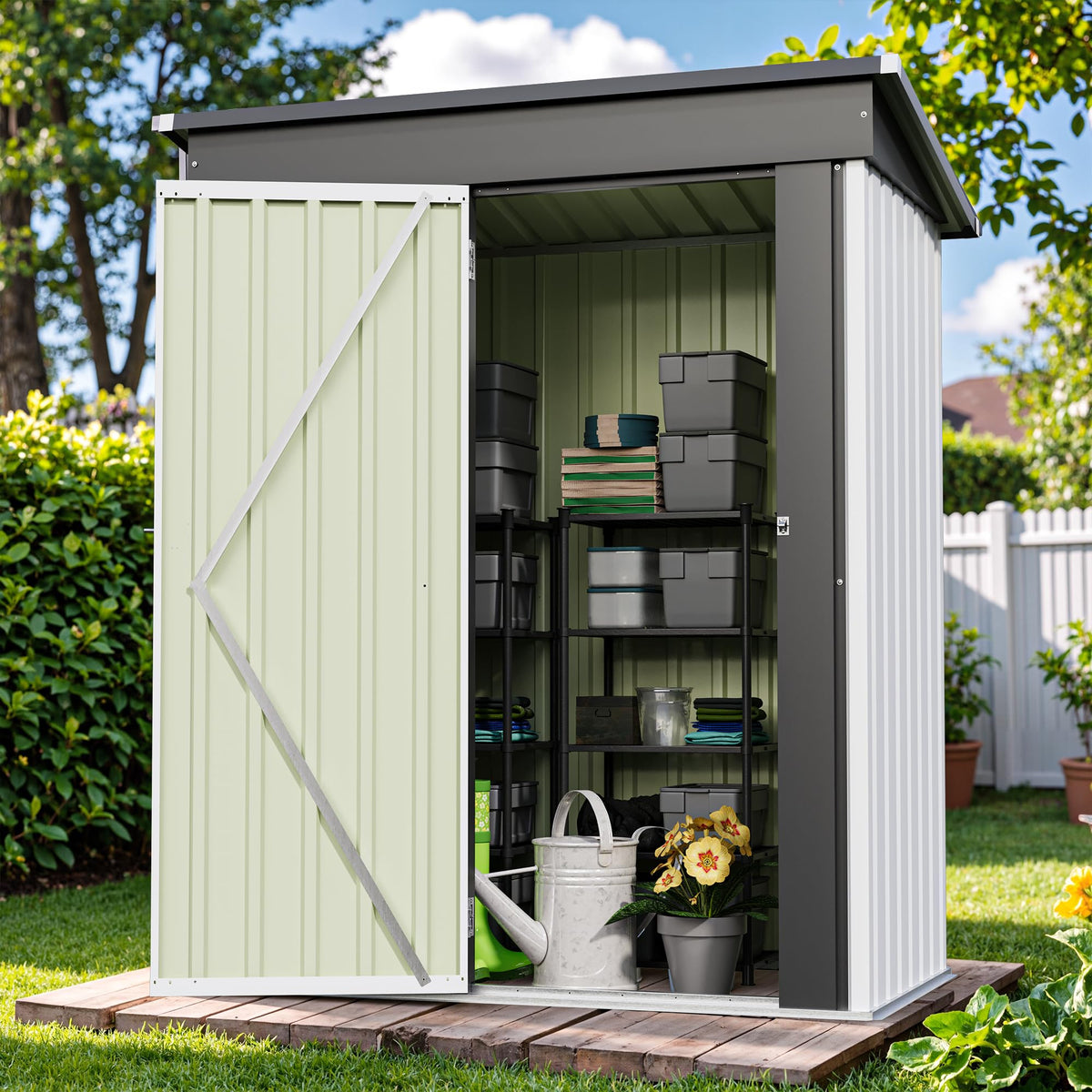 5x3 FT Outdoor Storage Shed J21585