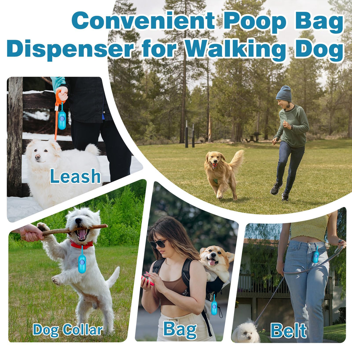 Dog Poop Bags Rolls 240 Count Leakproof J5745