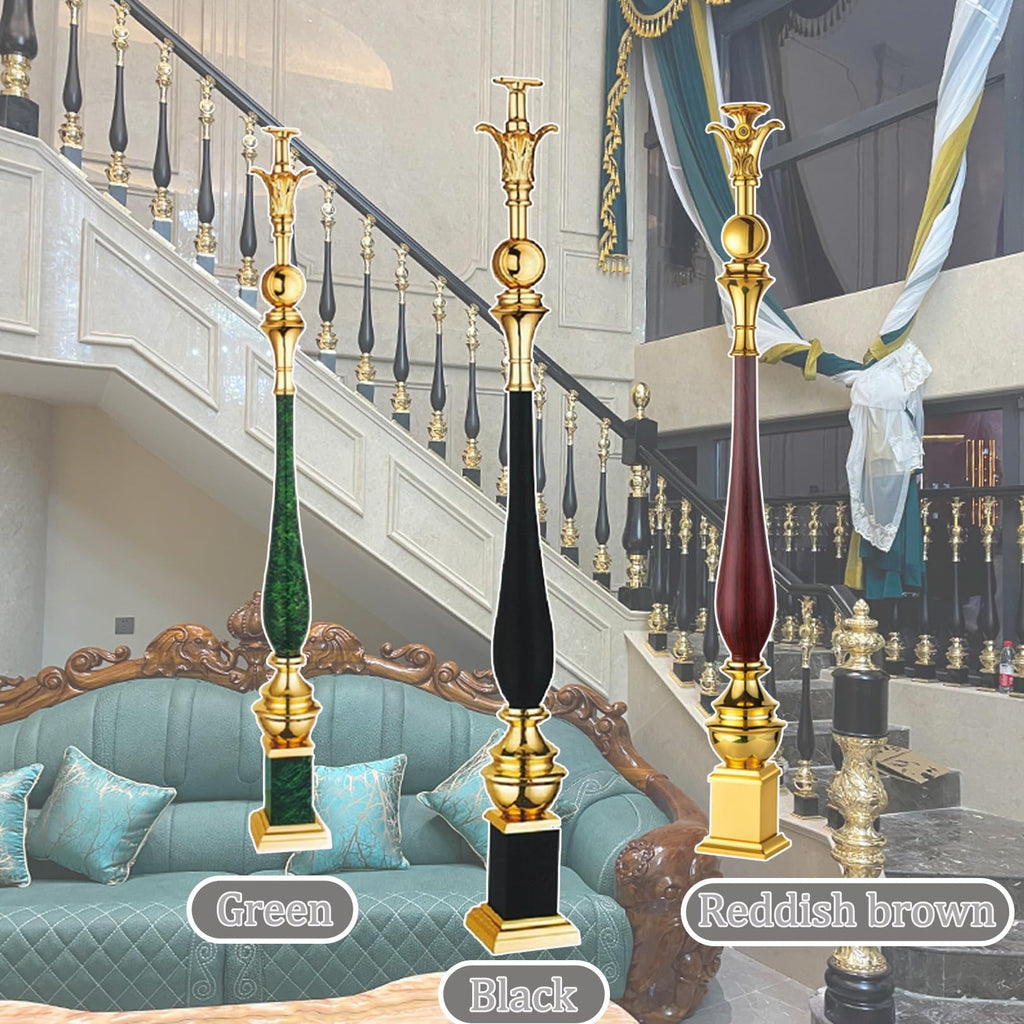 Black 6 Pack Aluminum Alloy Baluster Spindles E989350