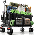 Collapsible Heavy Duty Beach Wagon with Big Wheels V277260