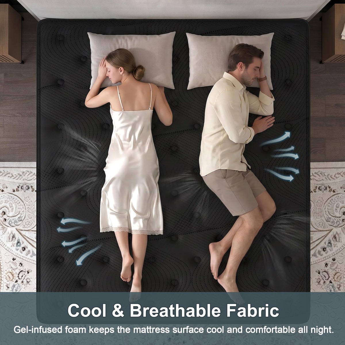 Full Size 14 Inch Hybrid Mattress N429