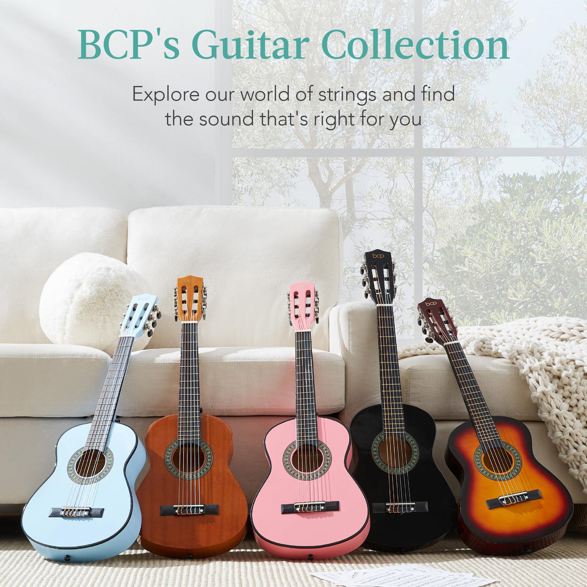 30in Kids Acoustic Guitar Starter Kit with Case I4222