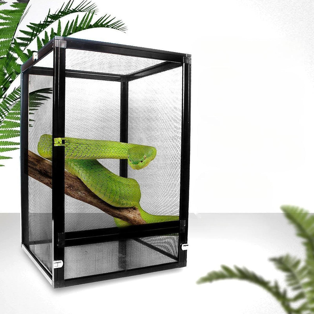 Aluminum Reptile Terrarium with Screen 45x45x80cm H673