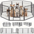 32" 8 Panel Heavy Duty Metal Dog Playpen F744411
