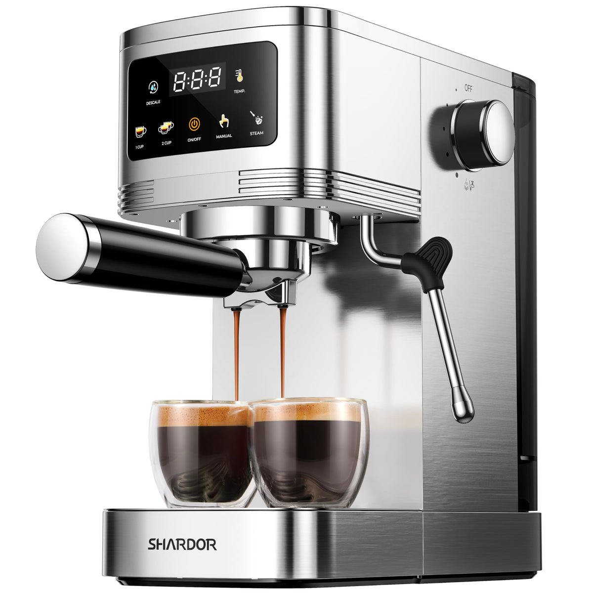 20 Bar Espresso Machine with Milk Frother and Touchscreen B851
