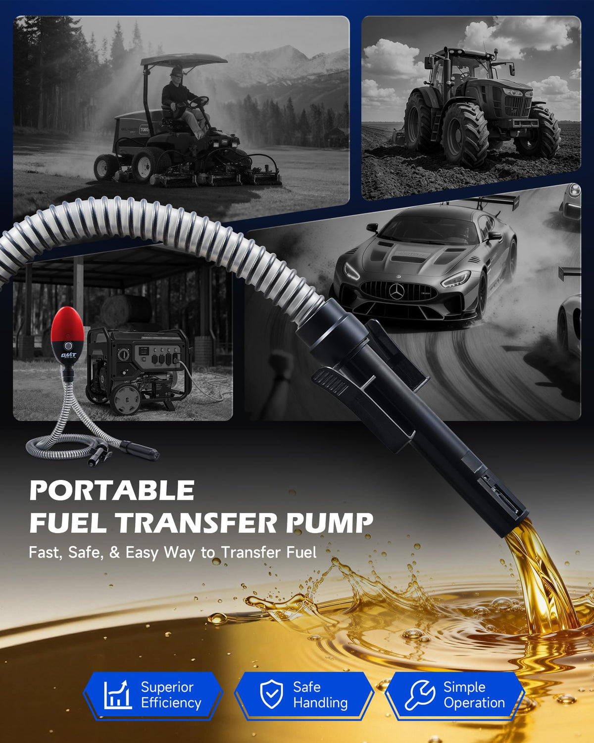 Electric Fuel Transfer Pump 3.2GPM U628