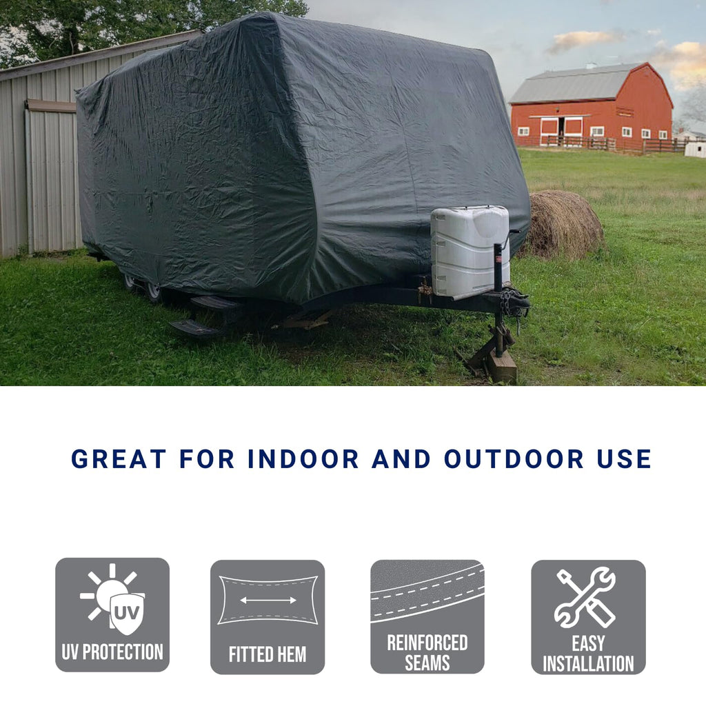 Water-Resistant Travel Trailer Cover 18'-20' J293
