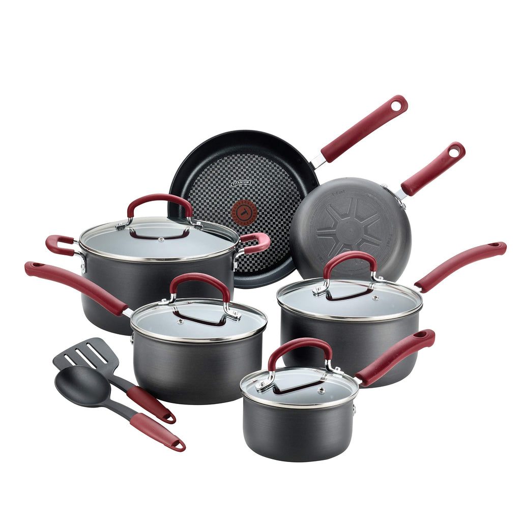 12 Piece Hard Anodized Nonstick Cookware Set P876