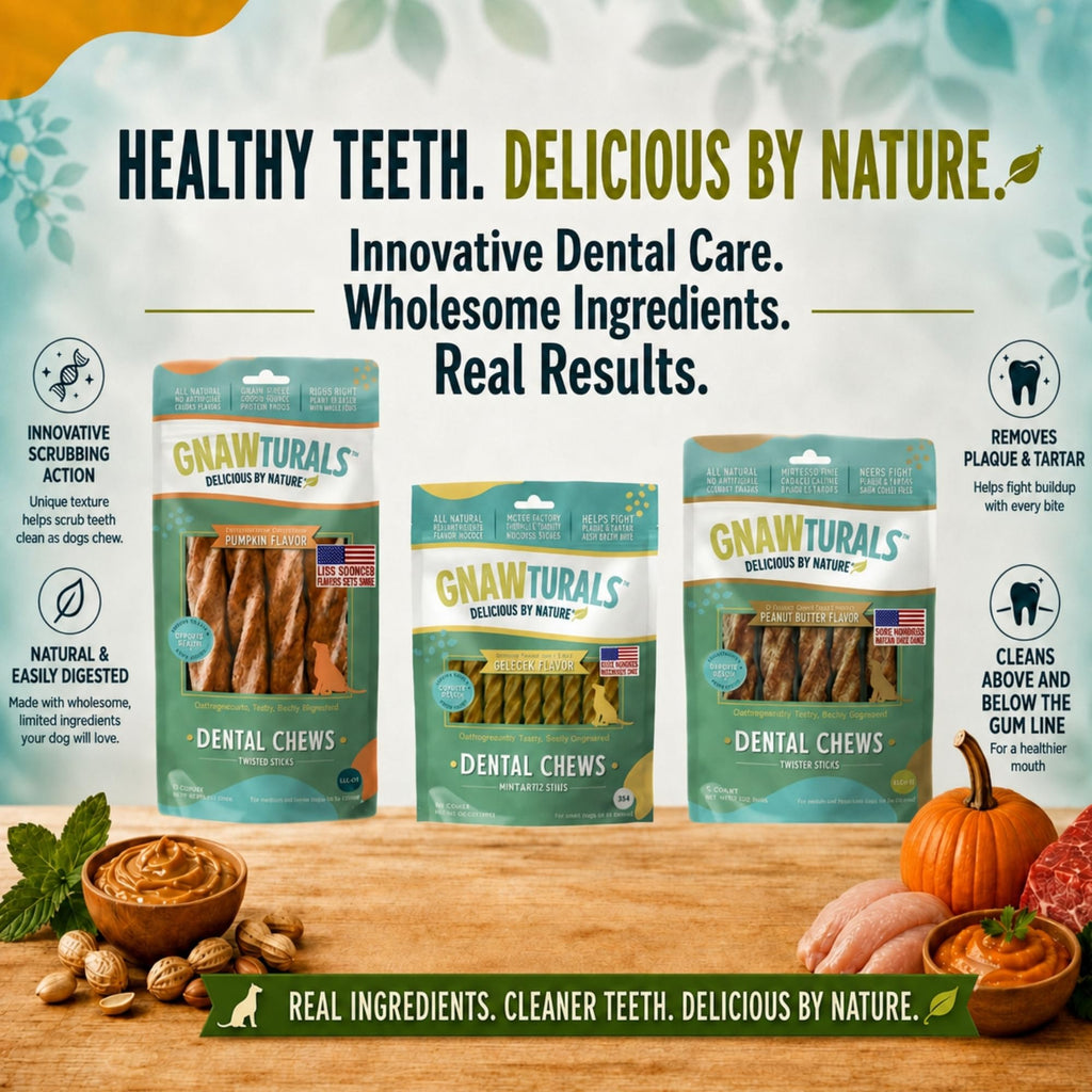 Twisted Sticks Dental Chews for Dogs (5 Sticks, Pumpkin) S747150