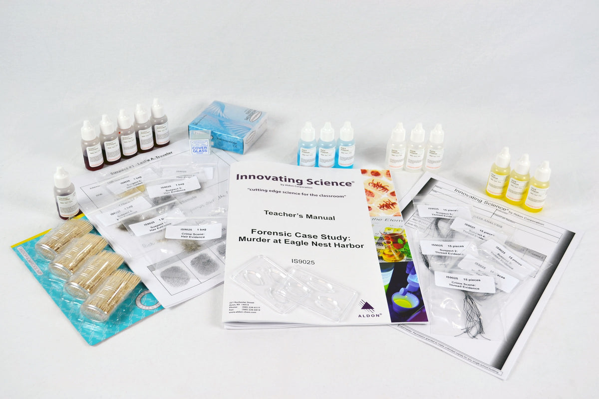 Blood Typing Kit & Murder Mystery Lab Set, 2 Pc S539383