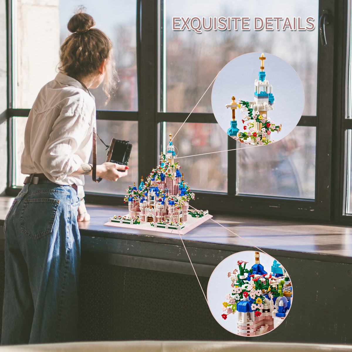 Architecture Castle Micro Blocks Building Set 4000+ PCS P980