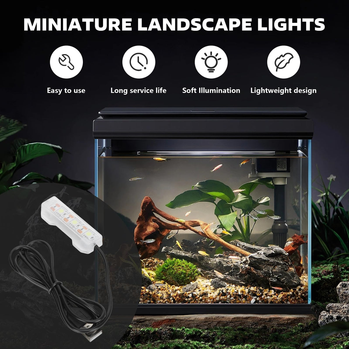 5V 0.6W USB Mini LED Aquarium Plant Light H68529