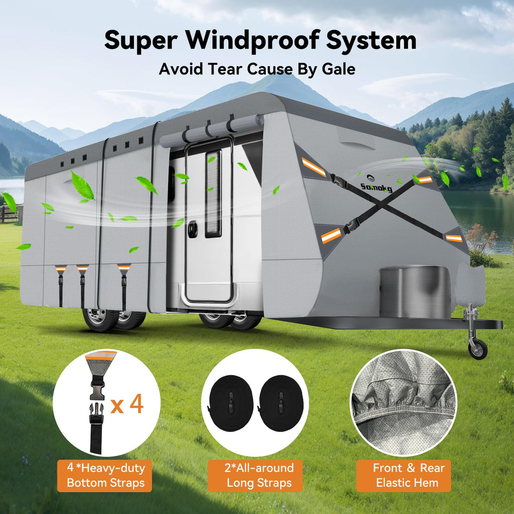 14-16 FT Heavy Duty 8-Layer Camper Cover L261