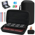 3DS XL Accessories 4-in-1 Kit Carrying Case Clear Shell Case Screen Protectors Stylus Pens M47740