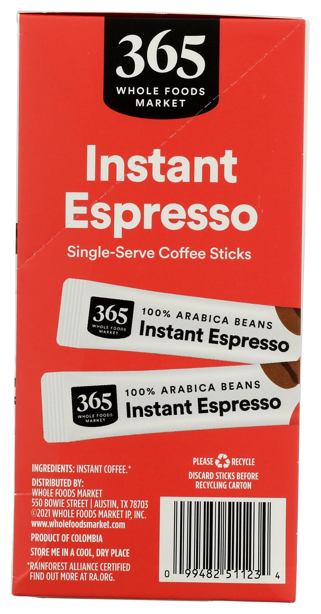 Dark Roast Instant Espresso Coffee Sticks G247975