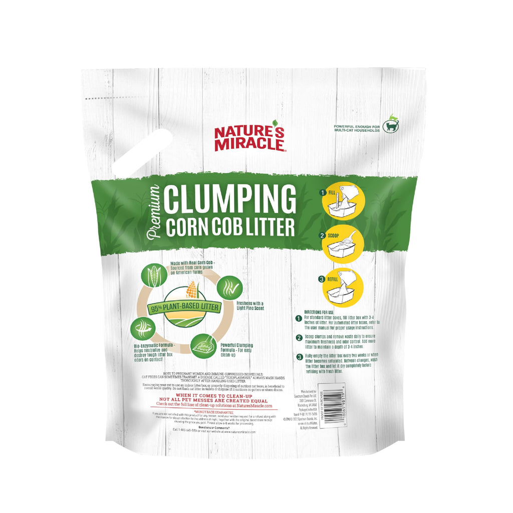 Clumping Corn Cob Cat Litter, 10 lbs B3166