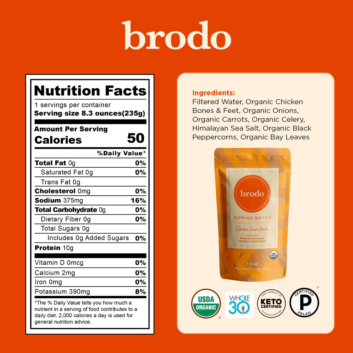 Bone Broth Variety Pack 8.3 oz K48830
