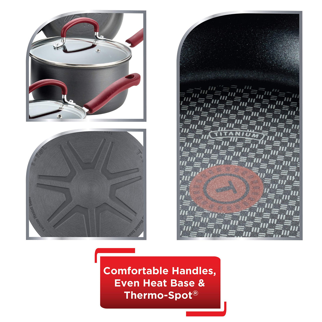 12 Piece Hard Anodized Nonstick Cookware Set P876