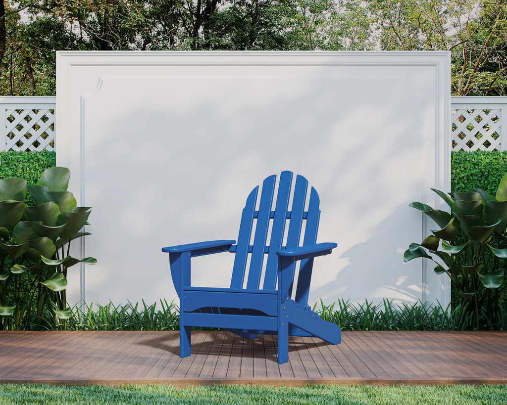 Pacific Blue Outdoor Adirondack Chair O2204