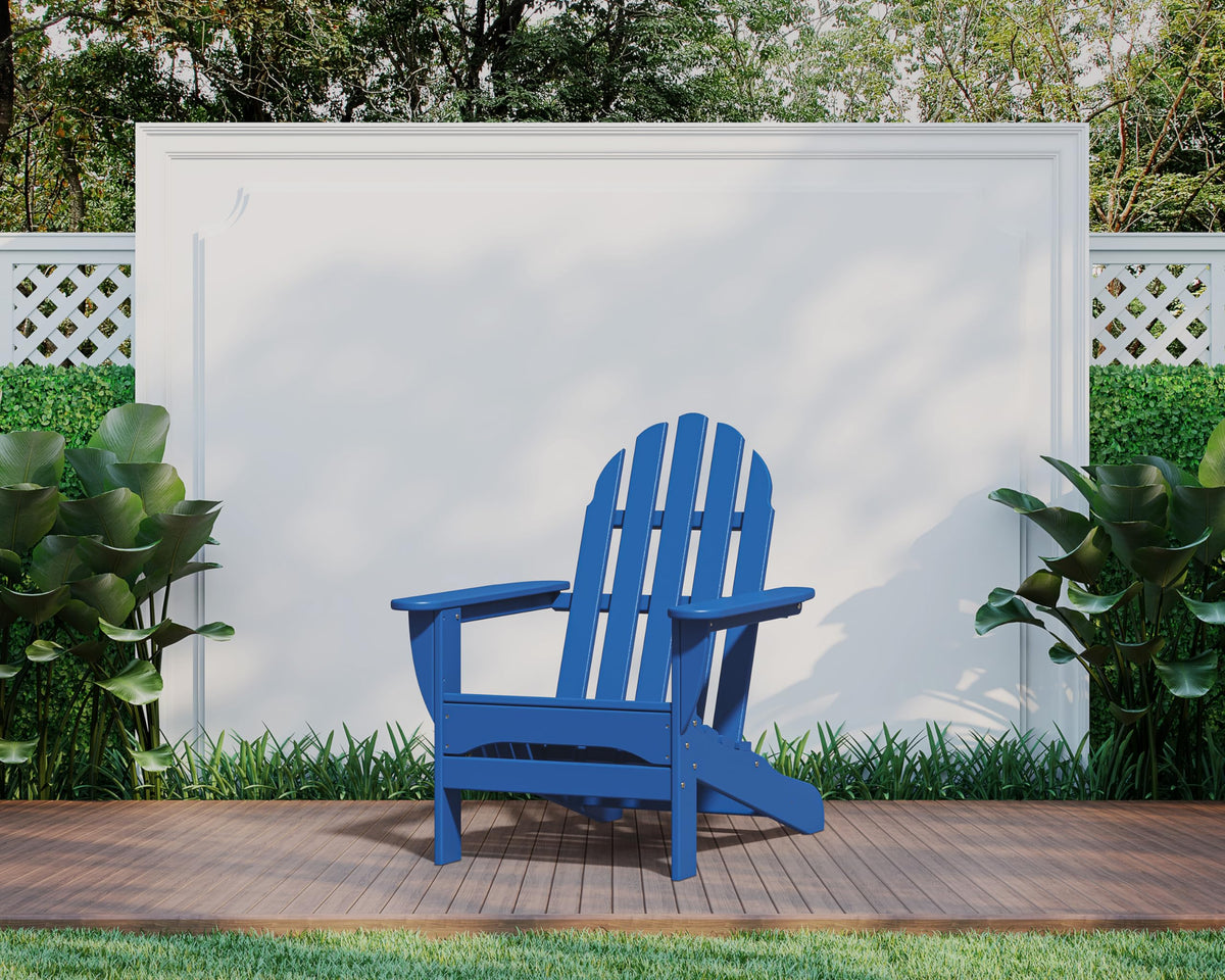 Pacific Blue Outdoor Adirondack Chair O2204